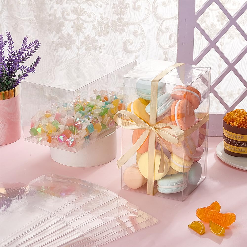 Amazon | BENECREAT 10個 PVC透明プラスチックケース 長方形